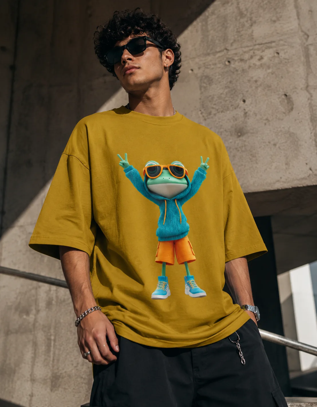 Cool Frog Graphic Tshirt | Swag Layer