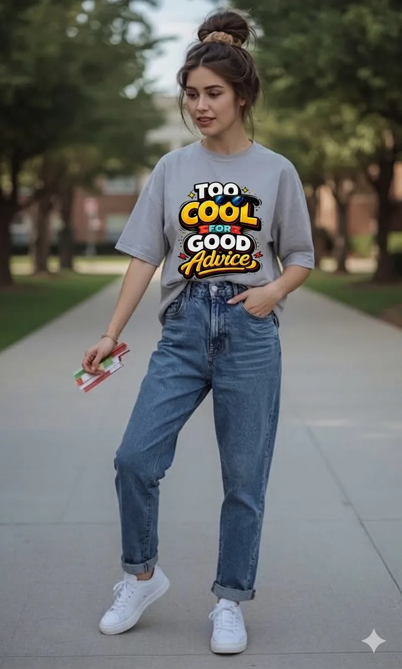 Too Cool For Good Advice - Graphic T-Shirt | Swag Layer