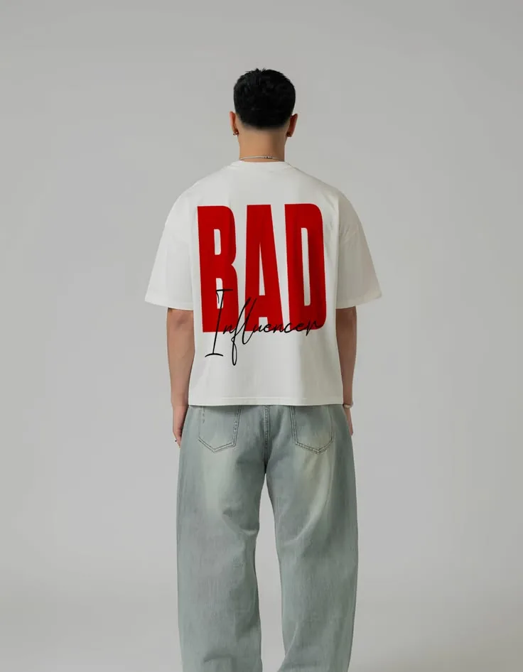 "Bad Influencer" Tshirt | Anti-Algorithm Streetwear | Swag Layer