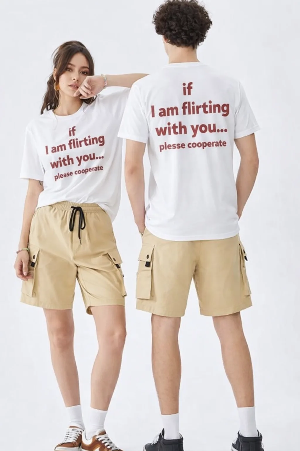 If I am Flirting with You, Please Cooperate - Unisex T-Shirt | Swag Layer