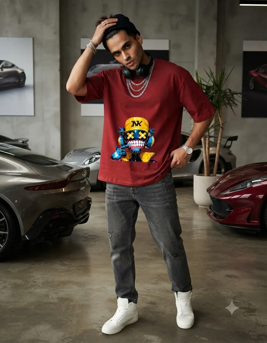 "Cyber Grin" Streetwear Tee | Swag Layer