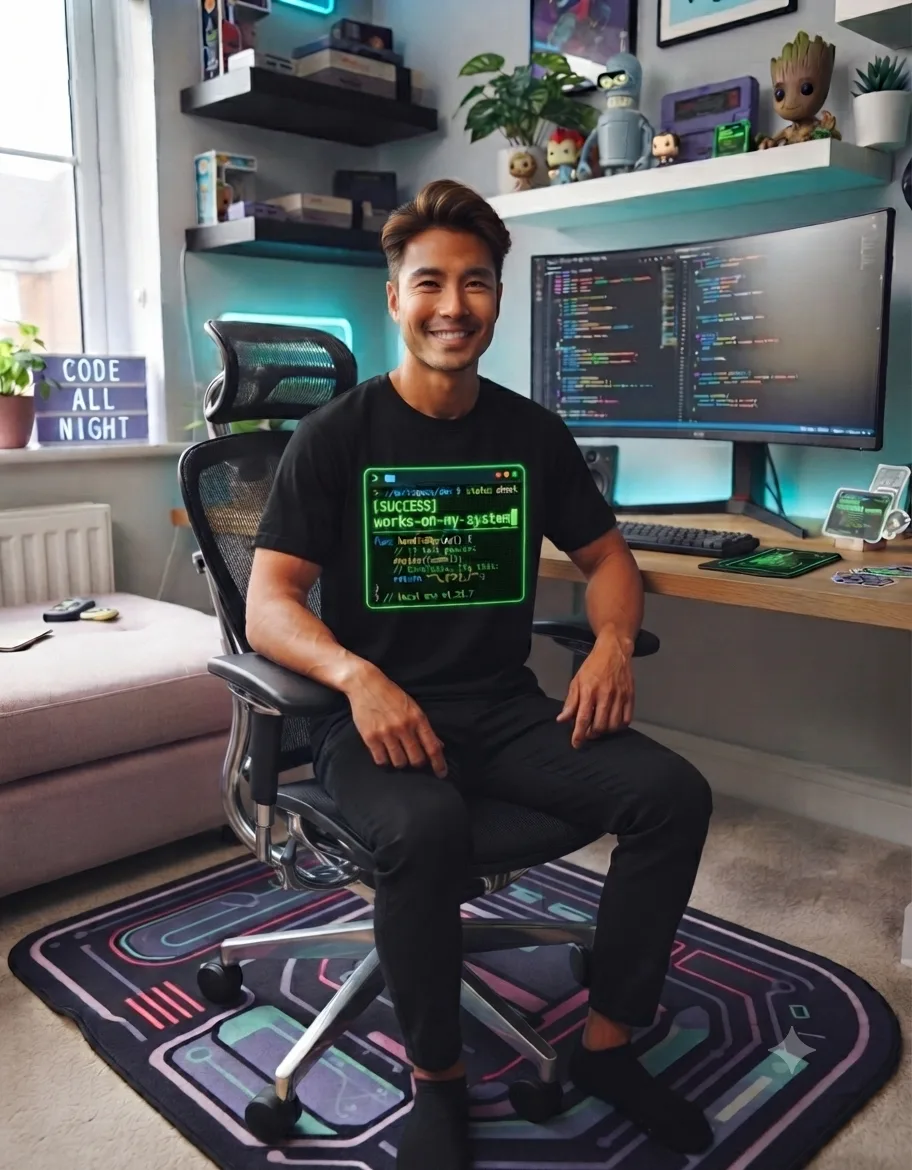Works on My System Dev Tee - The Ultimate Production Prayer Tshirt | Swag Layer