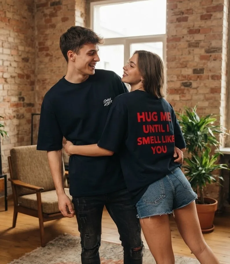 Hug Me Until I Smell Like You T-Shirt - Cute Graphic Tee | Swag Layer