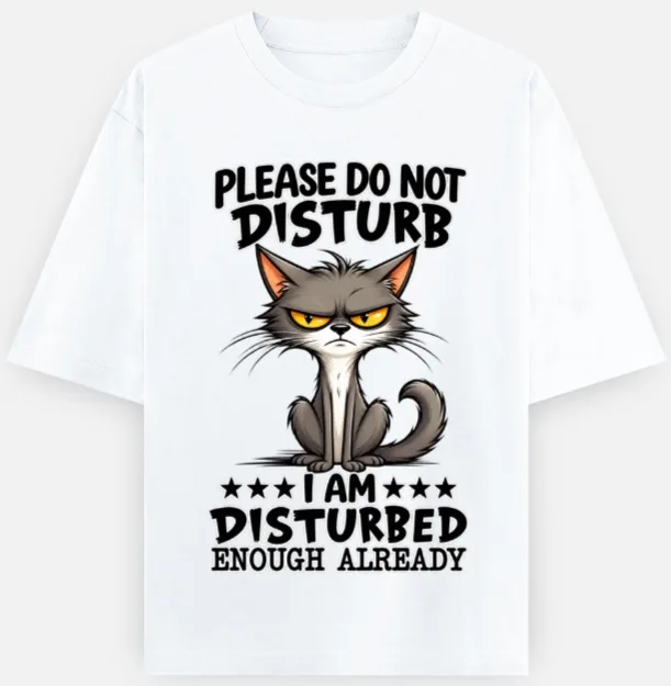 Disturbed Cat Tee | Swag Layer — view 2