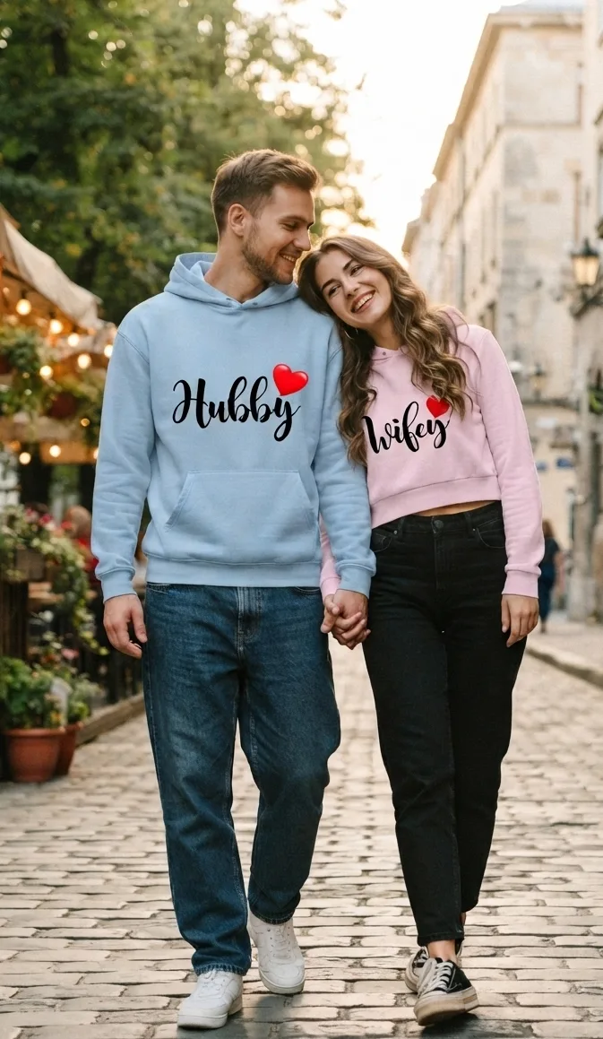 Matching Hubby & Wifey Couple Hoodies (Wifey) | Swag Layer
