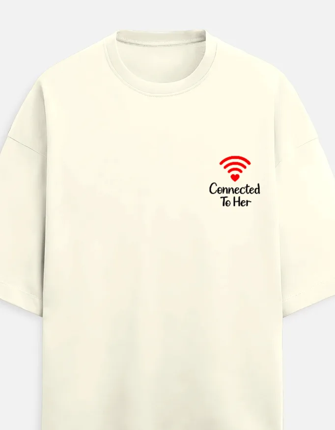 The "Connected To Her" Minimalist Tee | Swag Layer — view 2