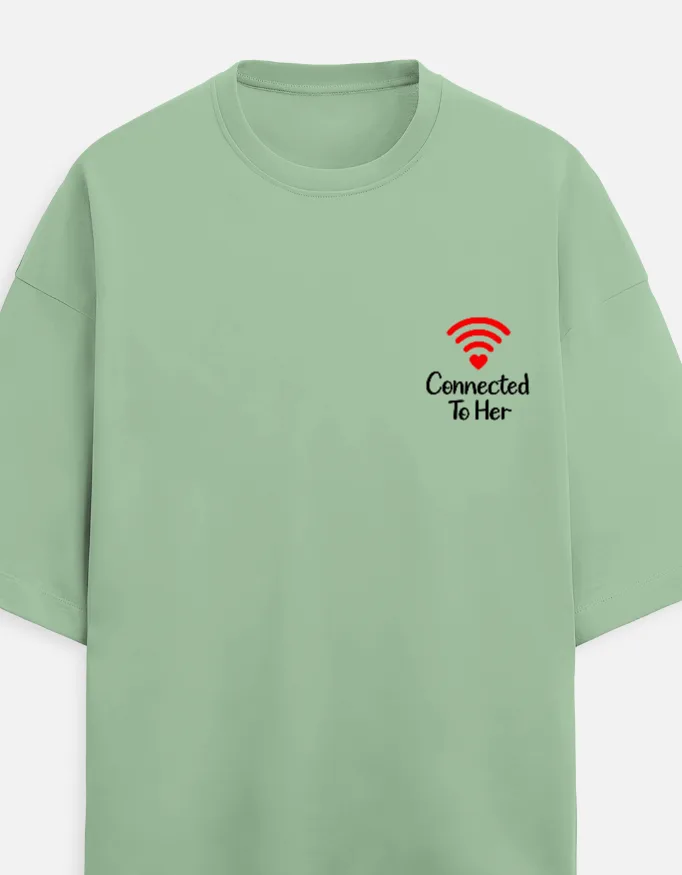 The "Connected To Her" Minimalist Tee | Swag Layer — view 3