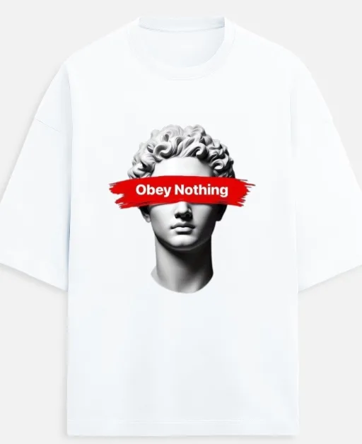 The "Obey Nothing" Greek Statue Tee | Swag Layer — view 5