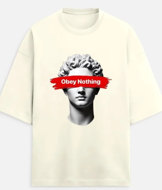 The "Obey Nothing" Greek Statue Tee | Swag Layer — view 2