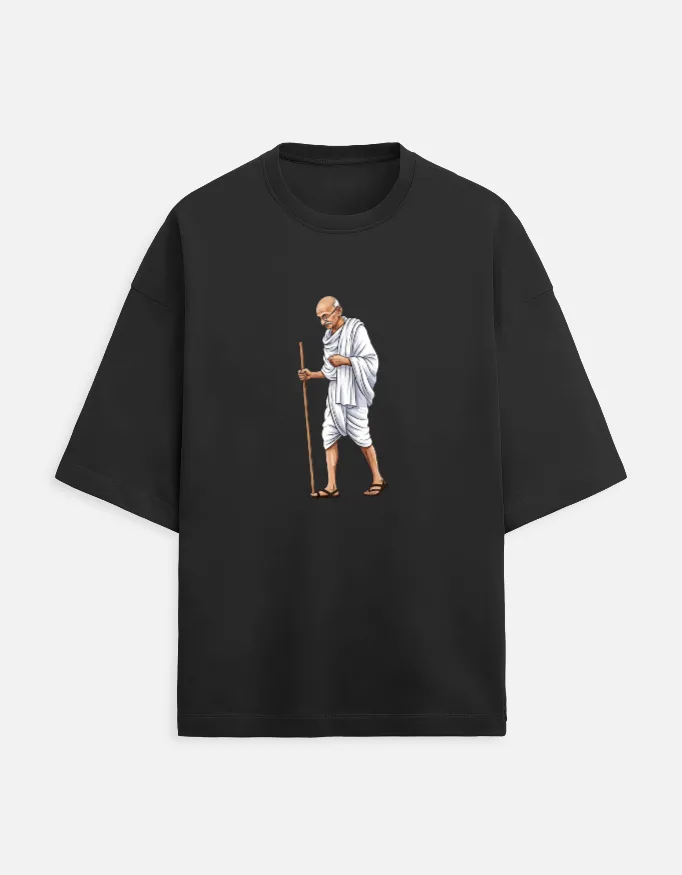 The "Mahatma Protest" Heavyweight Tee | Swag Layer — view 2