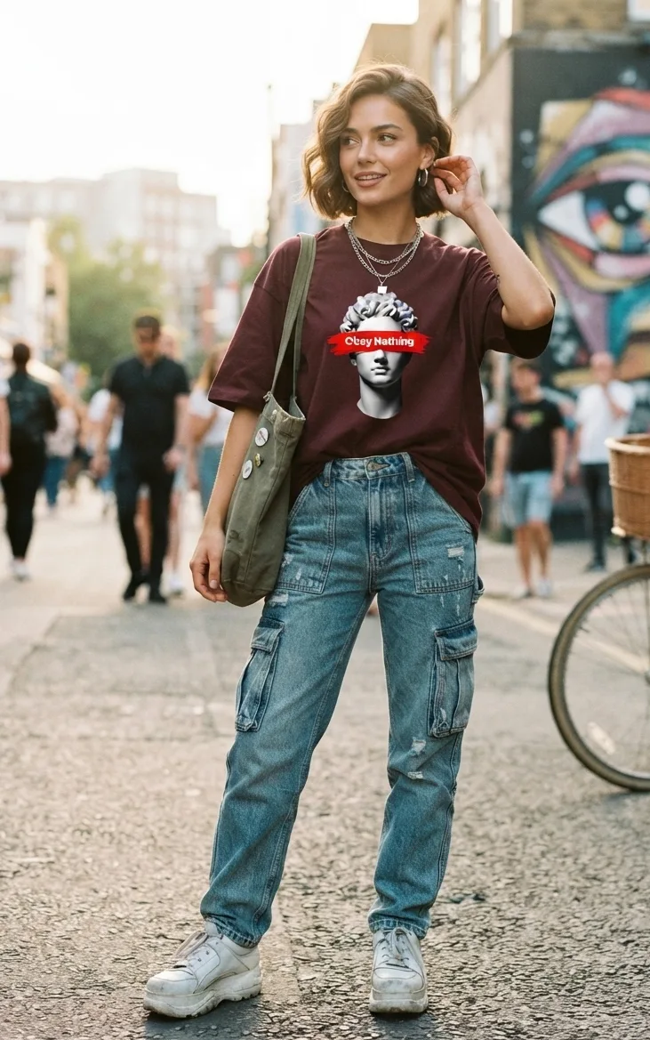 The "Obey Nothing" Greek Statue Tee | Swag Layer