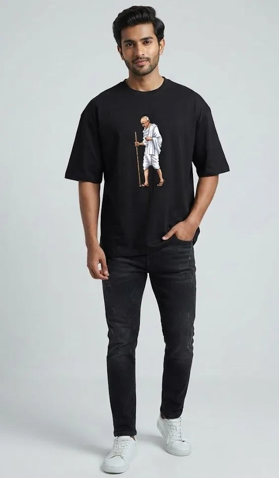 The "Mahatma Protest" Heavyweight Tee | Swag Layer