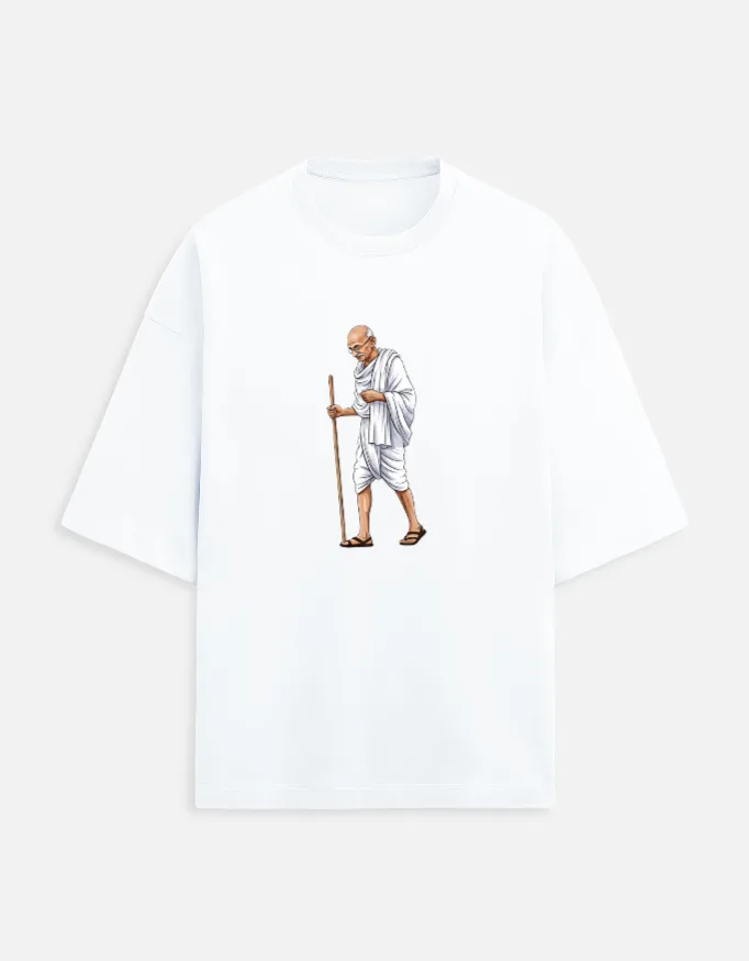 The "Mahatma Protest" Heavyweight Tee | Swag Layer — view 3
