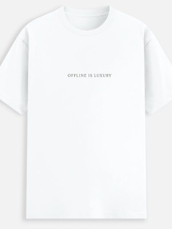 Offline Is Luxury Minimalist Unisex T-Shirt | Graphic Tee | Swag Layer