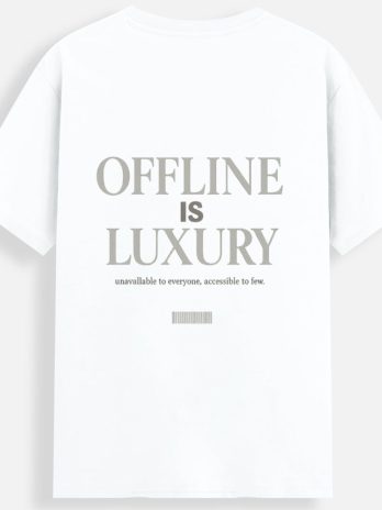 Offline Is Luxury Minimalist Unisex T-Shirt | Graphic Tee | Swag Layer